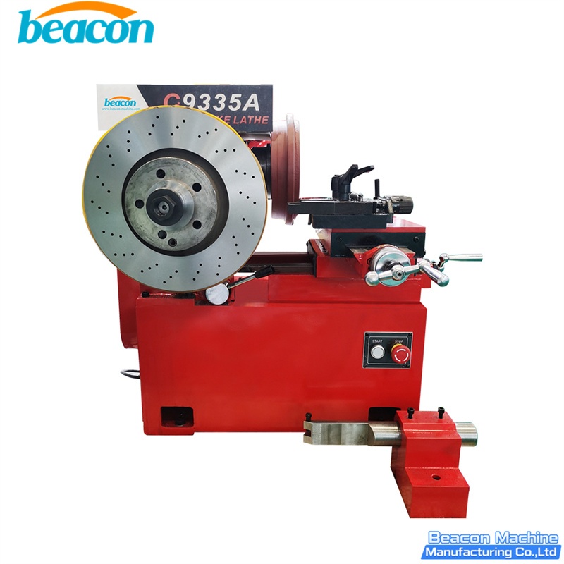 {Brake Drum Disc Lathe Machine Truck Brake Rotor Resurface Brake Disc Cutting Machine for All Cars C9335A}