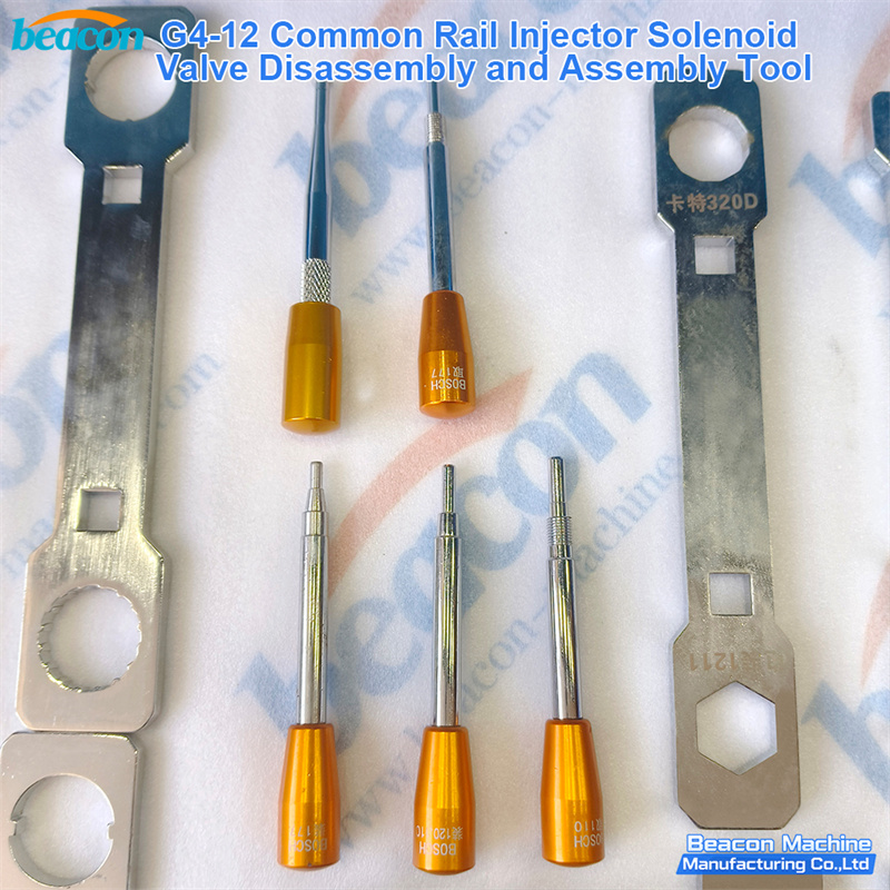 {Common Rail Injector Solenoid Valve Dismantling and Installation Tool G4-12}
