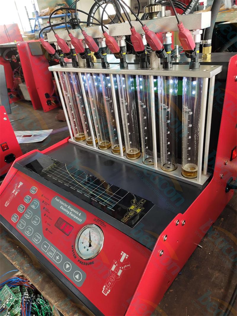 {Professional 8-Cylinder Gasoline Fuel Injector Cleaner and Tester Machine}