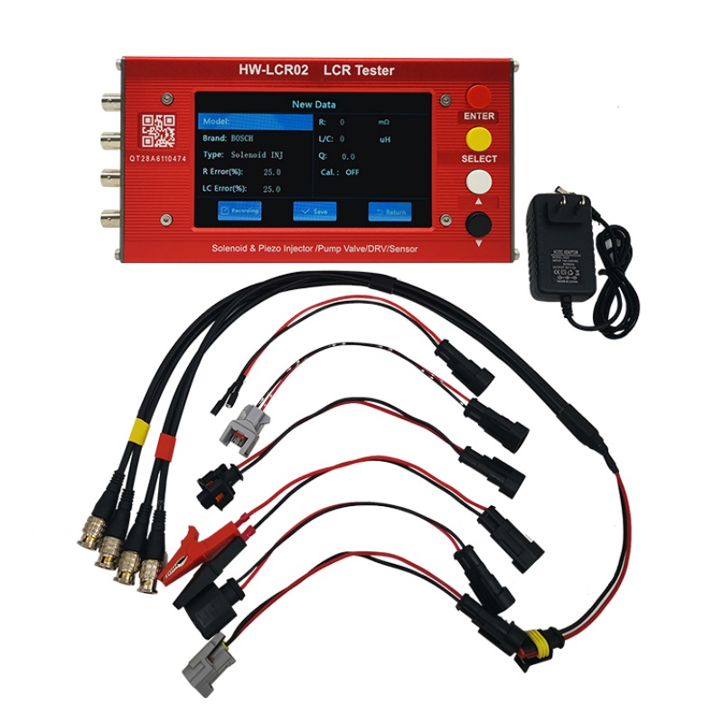 {LCR-02 Digital Bridge Tester for Common Rail Injector and Solenoid Valve Diagnostics}
