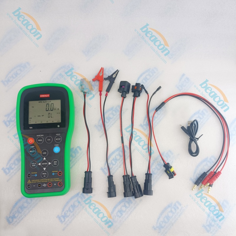 {HW-LCR06 Professional Handheld LCR Meter with 100kHz High Precision Measurement}