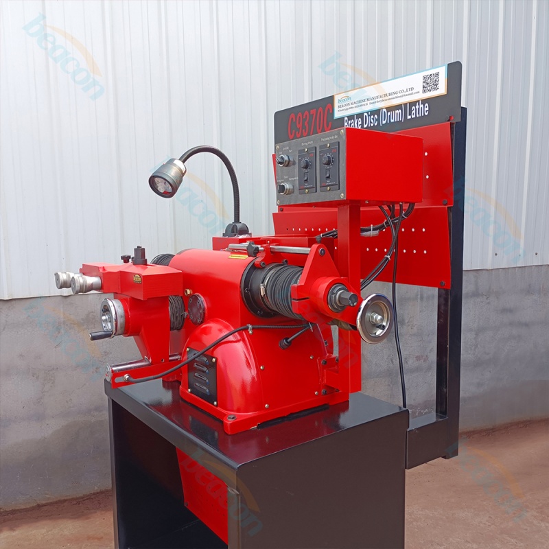{C9370C Horizontal Brake Lathe Machine for Car and Pickup Brake Drum & Disc Repair}