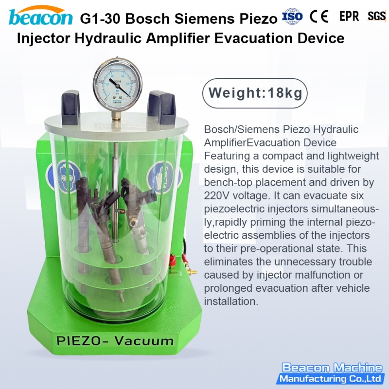 {G1-30 Bosch Siemens Piezo Injector Hydraulic Coupler Vacuum Refilling Tool}