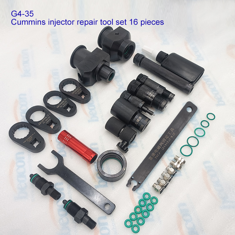 {G4-35 Cummins Common Rail Injector Repair Tool Set 16 Pieces}
