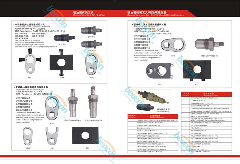 Caterpillar Injector Tool, HEUI Repair Kit, Common Rail Rebuild Tool