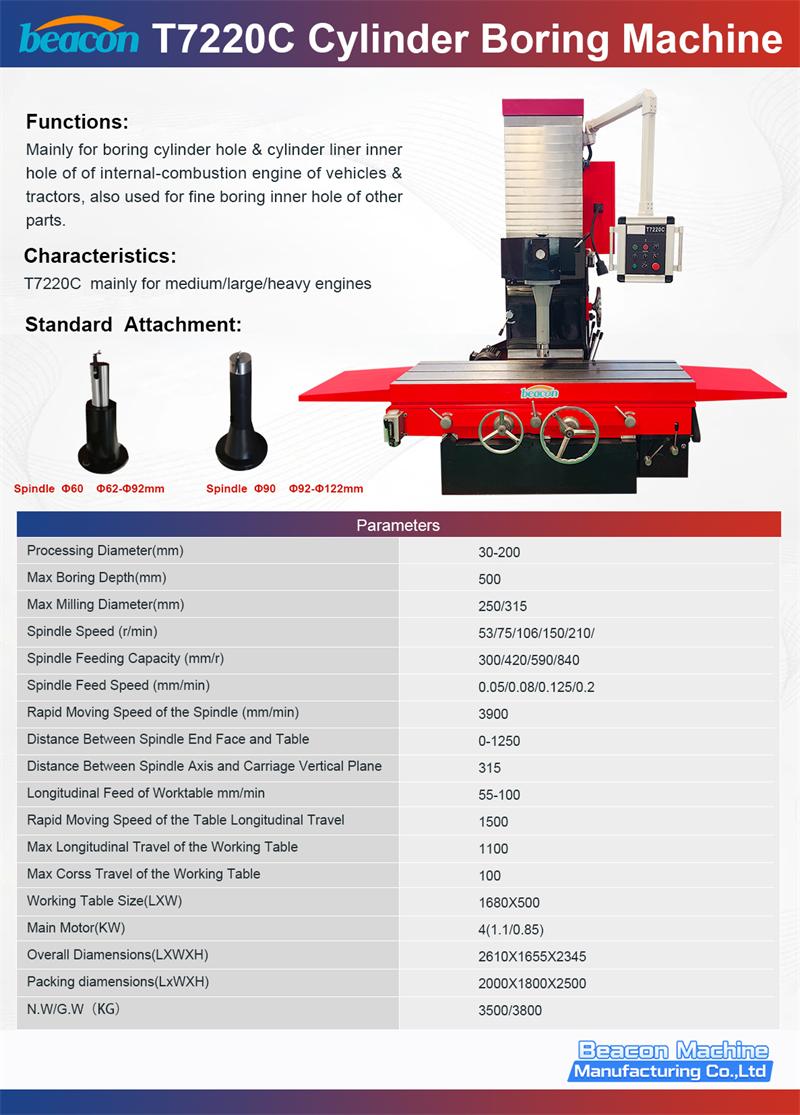 Cylinder Boring Machine, Engine Block Milling Machine, Vertical Cylinder Boring