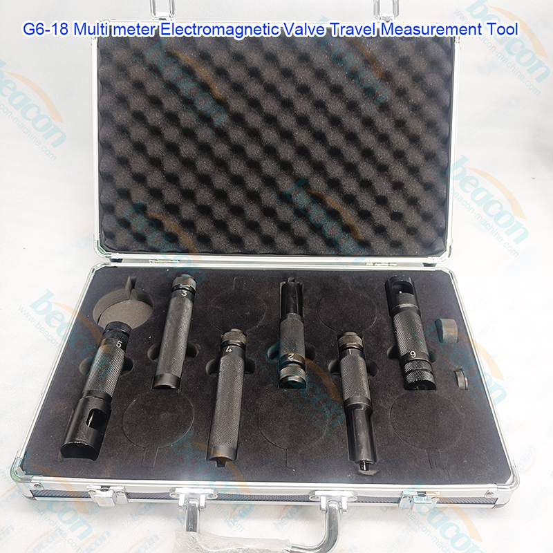 6 Dial Indicator Kit, Common Rail Valve Tool, Injector Stroke Measuring
