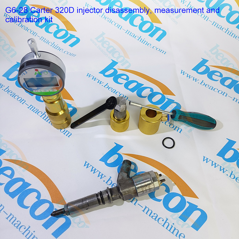 Caterpillar 320D Tool, CAT Excavator Calibration, Diesel Injector Disassembly