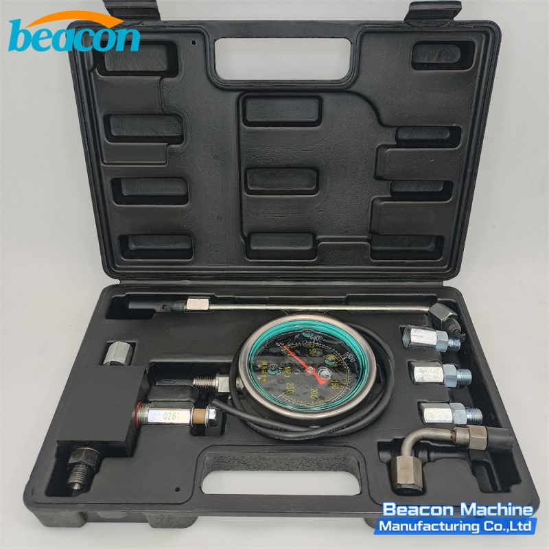 Pump Tester with Release Valve, Common Rail Plunger Tester, High Pressure Fuel Gauge