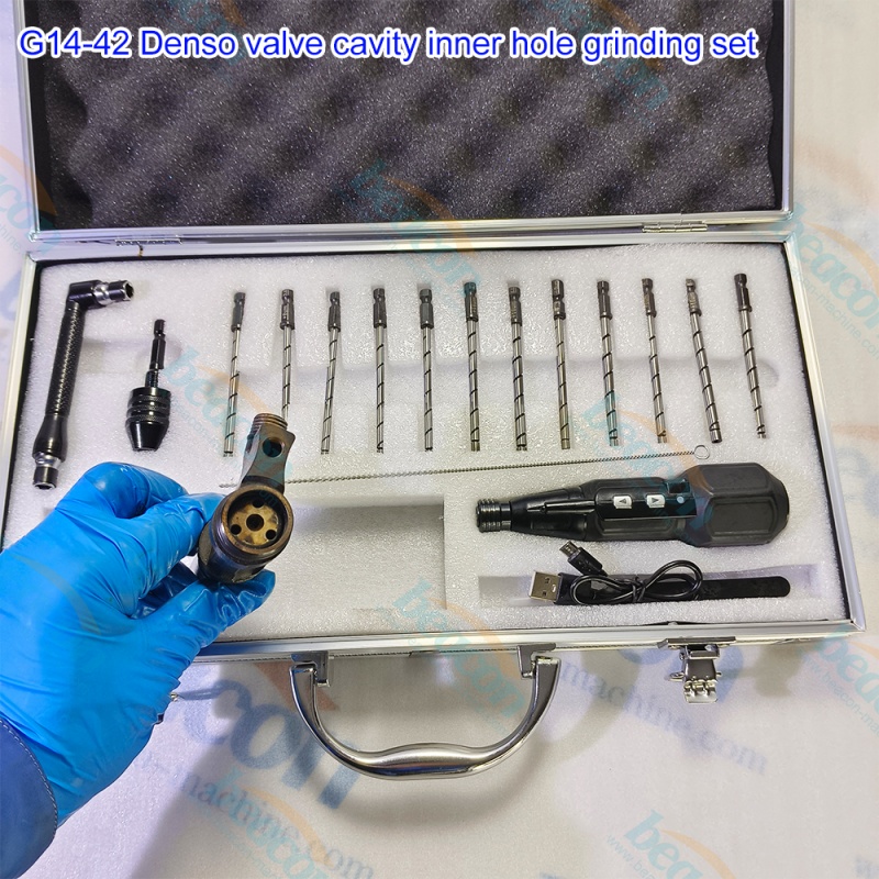 {G14-42 Denso Injector Control Valve Chamber Internal Hole Lapping Grinding Tool Kit}