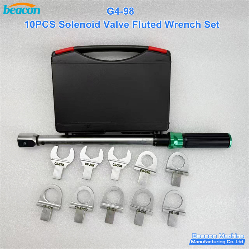 {Diesel Common Rail Injector Solenoid Valve Wrench Socket Tool Kit Fuel Injector Dismantling Repair Wrench Set 10 Pieces G4-98}