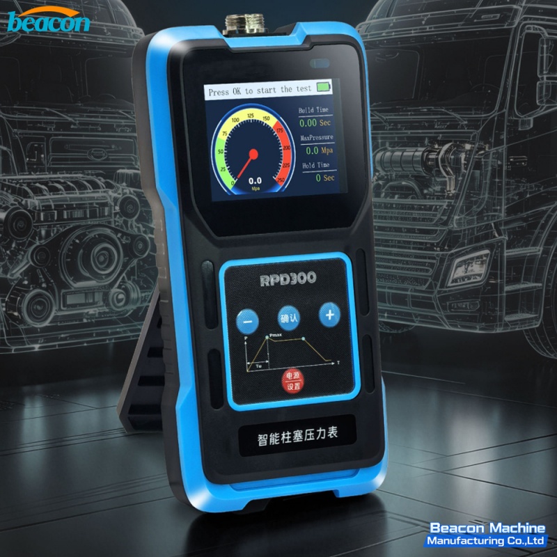 {Diesel Injection Pump Plunger Pressure Tester Gauge Fuel System Smart Digital Pressure Diagnostic Tool RPD300}