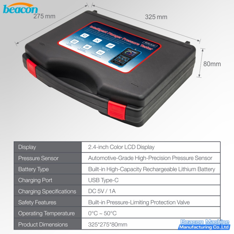plunger pressure tester,diesel pump pressure gauge,fuel system diagnostic tool