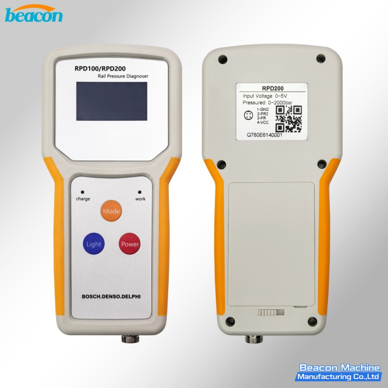 {Digital Common Rail Pressure Tester Diesel Fuel System High Pressure Diagnostic Gauge Simulator Tool RPD200}