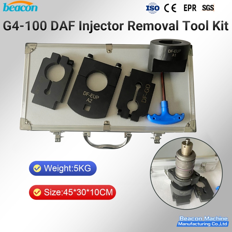 {DAF Truck Diesel Common Rail Fuel Injector Removal Extractor Puller Tool Kit Dismantling Repair Set G4-100}