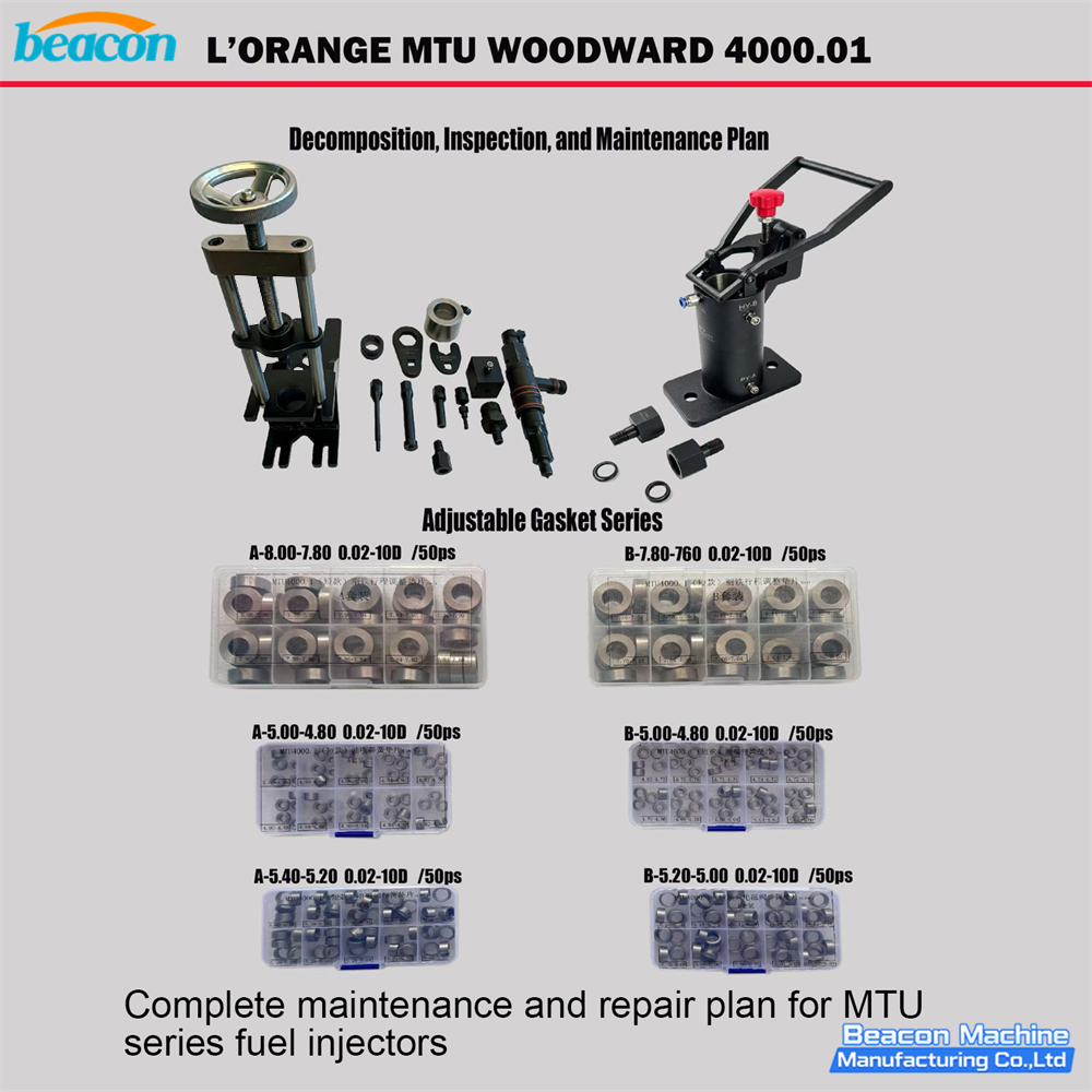 mtu fuel injector repair kit,common rail dismantling tool set,diesel engine maintenance tools