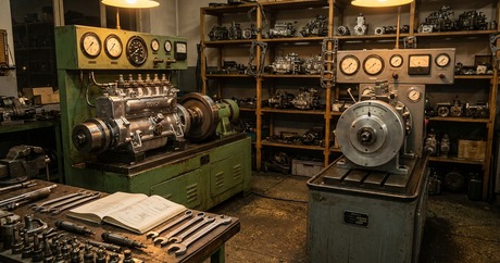 Euro II Mechanical Fuel Injection Pump Testing Guide: Inline & Rotary Pump Calibration on P-Type and VE-Type Test Benches