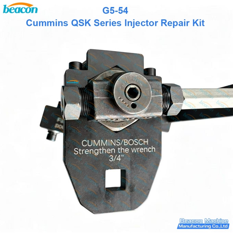cummins qsk injector repair kit, injector disassembly tool, qsk injector fixture, 3/4 drive wrench cummins qsk injector repair kit, injector disassembly tool, qsk injector fixture, 3/4 drive wrench