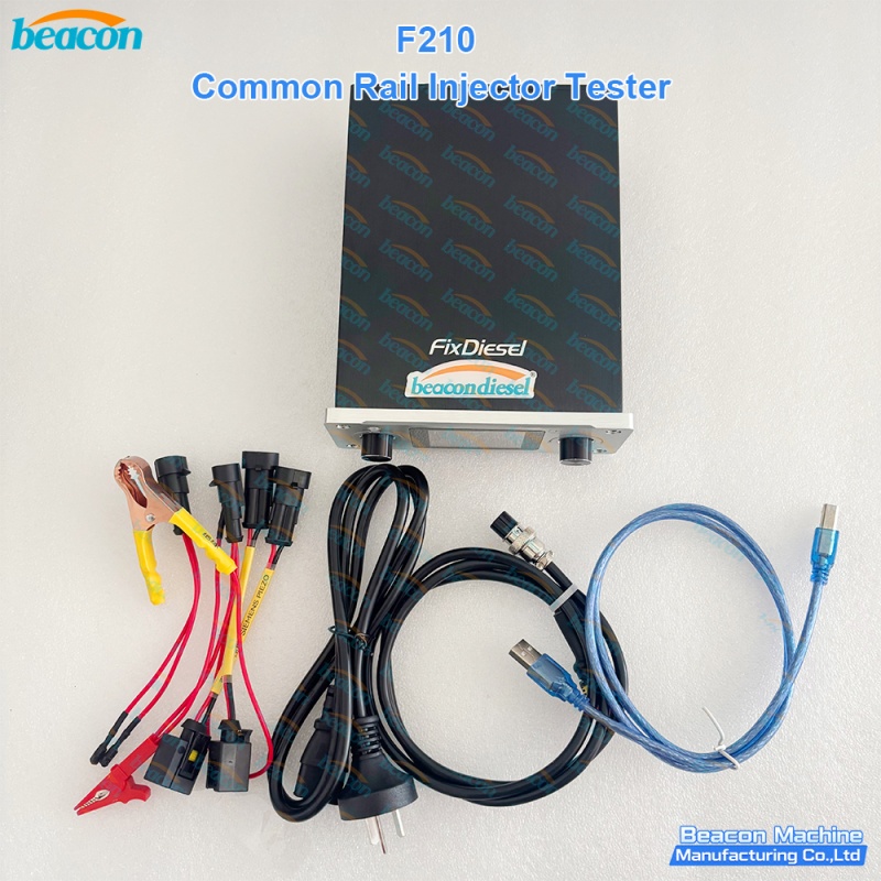 {F210 Piezo Common Rail Injector Tester Capacitance Insulation Opening Voltage Diagnostic}
