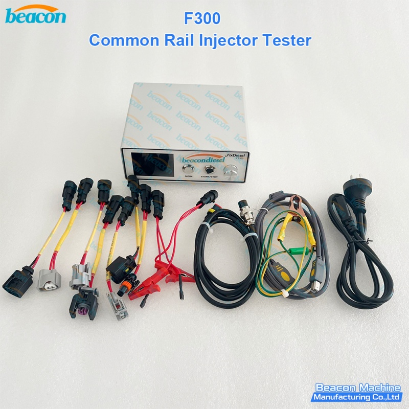 {F300 Solenoid and Piezo Common Rail Injector Tester DRV Valve AHE Waveform Diagnostic}