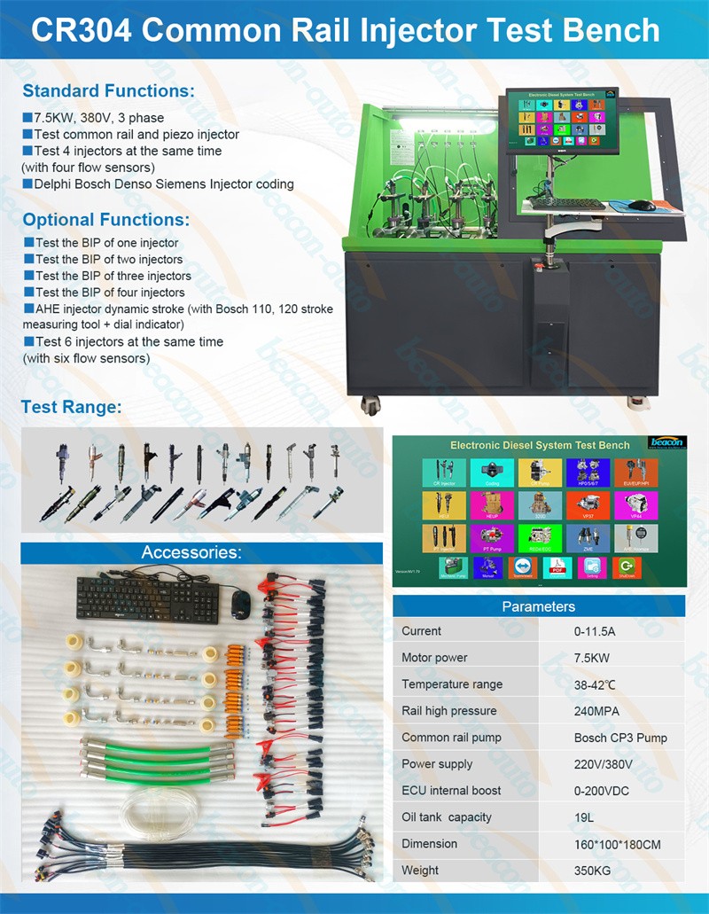 Delphi CRDI tester, Denso pump test bench, HP3 pump tester