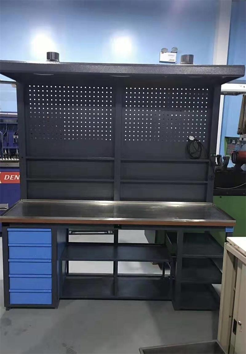 Component Repair Table, Fuel System Maintenance Bench, Diesel Shop Furniture