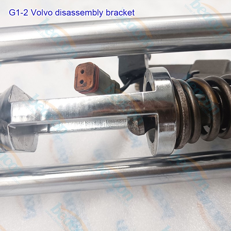 Volvo Injector Stand, Diesel Disassembly Fixture, Truck Fuel System Tool