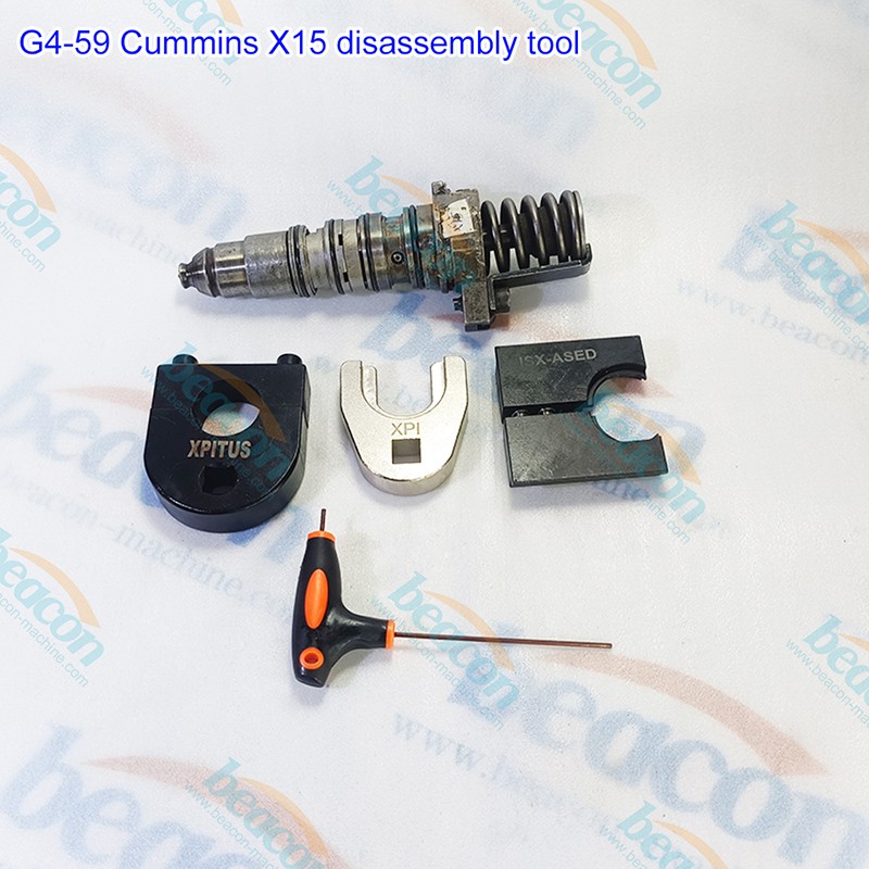 Cummins X15 Tool, Fuel System Dismantling, Diesel Injector Removal