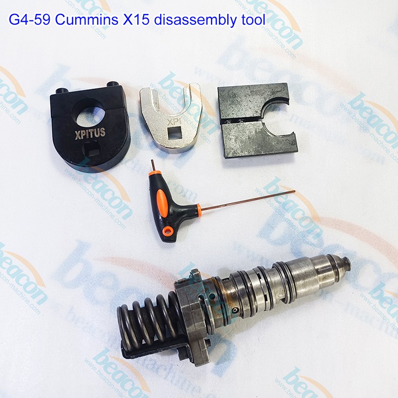 Cummins X15 Tool, Fuel System Dismantling, Diesel Injector Removal