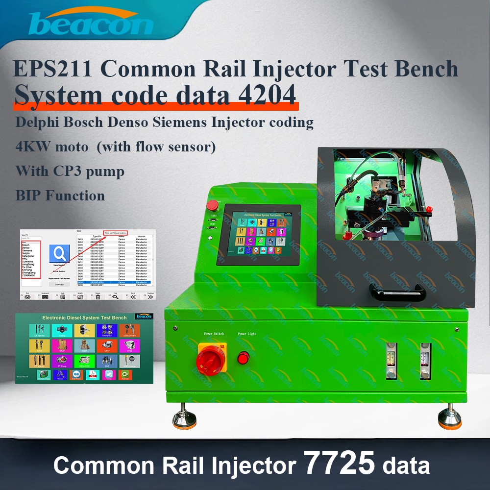 EPS211 Test Bench, Common Rail Injector Tester, BIP Function Diagnostic EPS211 Test Bench, Common Rail Injector Tester, BIP Function Diagnostic
